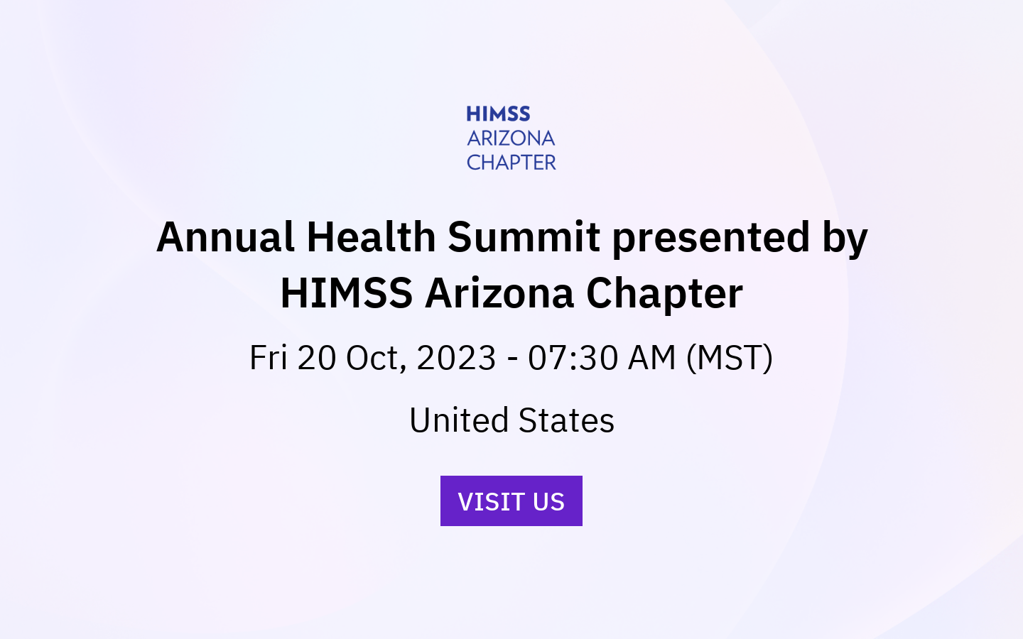 Annual Health Summit presented by HIMSS Arizona Chapter